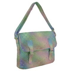 Pastel Mermaid Sparkles Buckle Messenger Bag by retrotoomoderndesigns