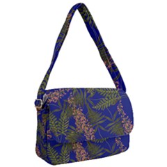 Fern Blue Courier Bag by snowwhitegirl