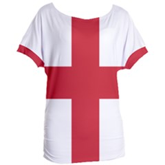 Flag Of England Women s Oversized Tee by abbeyz71