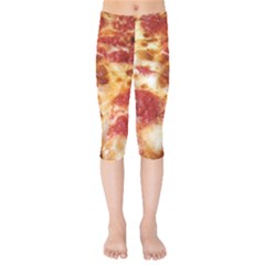 Pizza Kids  Capri Leggings  by TheAmericanDream