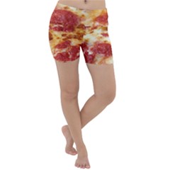 Pizza Lightweight Velour Yoga Shorts by TheAmericanDream