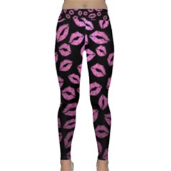Pink Kisses Classic Yoga Leggings by TheAmericanDream
