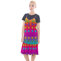 Roses In  Stunning Rainbows Camis Fishtail Dress by pepitasart