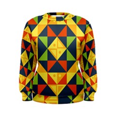 Background Geometric Color Plaid Women s Sweatshirt by Mariart