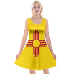 New Mexico Flag Reversible Velvet Sleeveless Dress by FlagGallery