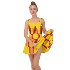 New Mexico Flag Inside Out Casual Dress by FlagGallery