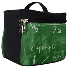 Mathematics Green Make Up Travel Bag (big) by snowwhitegirl
