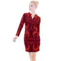 Abstract Background Design Red Button Long Sleeve Dress View1