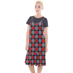 Pattern Square Camis Fishtail Dress by Alisyart