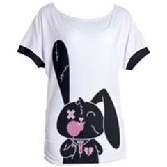 Yami Kawaii Pastel Goth Bunny Shirt by fashionparadox