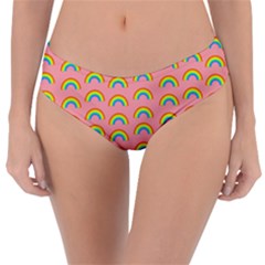 Pride Rainbow Flag Pattern Reversible Classic Bikini Bottoms by Valentinaart