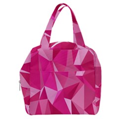 Abstract Pink Triangles Boxy Hand Bag by retrotoomoderndesigns