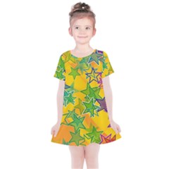 Star Homepage Abstract Kids  Simple Cotton Dress by Alisyart