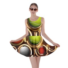 Sport Ball Tennis Golf Football Skater Dress by HermanTelo