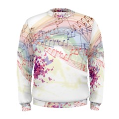 Music Notes Abstract Men s Sweatshirt by HermanTelo