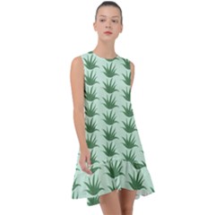 Aloe Plants Pattern Scrapbook Frill Swing Dress by Alisyart