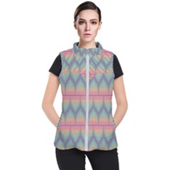 Pattern Background Texture Colorful Women s Puffer Vest by HermanTelo