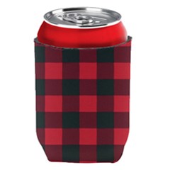 Canadian Lumberjack Red And Black Plaid Canada Can Holder by snek