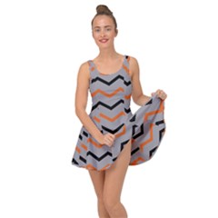 Basketball Thin Chevron Inside Out Casual Dress by mccallacoulturesports