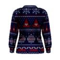 Beautiful Knitted Christmas Pattern Women s Sweatshirt View2