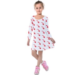 Create Your Own Custom Online Full Print Blank Template Kids  Long Sleeve Velvet Dress by startdesign