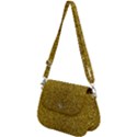 Gold Sparkles Saddle Handbag View2