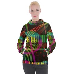 Music Piano Treble Clef Clef Women s Hooded Pullover by Vaneshart