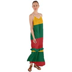 Lithuania Flag Cami Maxi Ruffle Chiffon Dress by FlagGallery