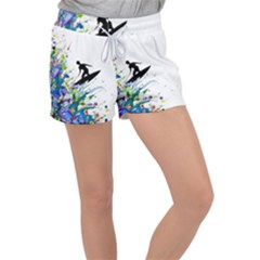 Nature Surfing Velour Lounge Shorts by Sparkle