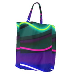Neon Wonder Giant Grocery Tote by essentialimage