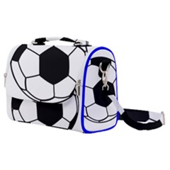 Soccer Lovers Gift Satchel Shoulder Bag by ChezDeesTees