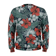 Seamless-floral-pattern-with-tropical-flowers Men s Sweatshirt by Vaneshart