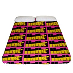 Haha - Nelson Pointing Finger At People - Funny Laugh Fitted Sheet (queen Size) by DinzDas