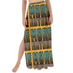 More Nature - Nature Is Important For Humans - Save Nature Maxi Chiffon Tie-up Sarong by DinzDas