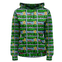 Game Over Karate And Gaming - Pixel Martial Arts Women s Pullover Hoodie by DinzDas