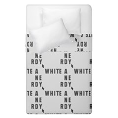 White And Nerdy - Computer Nerds And Geeks Duvet Cover Double Side (single Size) by DinzDas