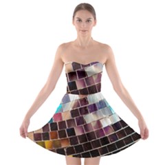 Disco Ball Strapless Bra Top Dress by essentialimage