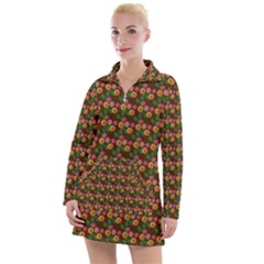 Floral Women s Long Sleeve Casual Dress by Sparkle