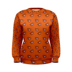 Zodiac Bat Pink Orange Women s Sweatshirt by snowwhitegirl