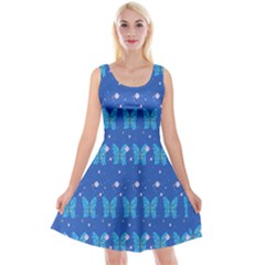 Glitter Butterfly Reversible Velvet Sleeveless Dress by Sparkle