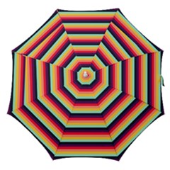 Contrast Rainbow Stripes Straight Umbrellas by tmsartbazaar