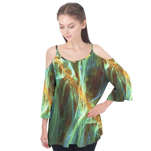 Abstract Illusion Flutter Tees by Sparkle