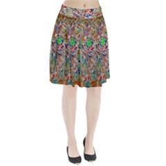 Pop Art - Spirals World 1 Pleated Skirt by EDDArt