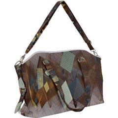 Geometry Diamond Canvas Crossbody Bag by Sparkle
