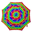 rainbowsspatternsstripes Hook Handle Umbrella (Medium) View1