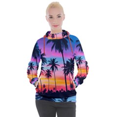 Palms Women s Hooded Pullover by goljakoff