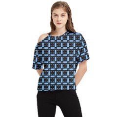 Spark Blocks One Shoulder Cut Out Tee by Sparkle