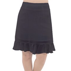 Onyx Black & White - Fishtail Chiffon Skirt by FashionLane