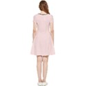 Soft Bubblegum Pink & Black - Inside Out Cap Sleeve Dress View4