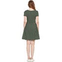 Kombu Green & White - Inside Out Cap Sleeve Dress View2